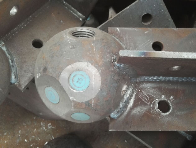 邛崃螺栓球球塞，网架配件